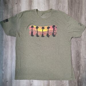 Grunt Style In Flanders Fields Battlefield Cross Graphic Tee Mens Size XL